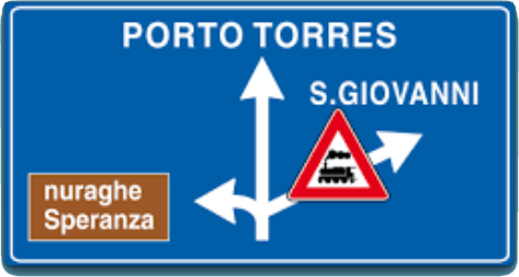 Preavviso incrocio extraurbano