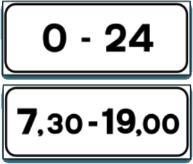 Fascia oraria tutti i giorni