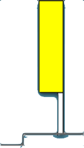 Delineatore margine autostrada destro