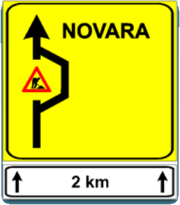 Deviazione a 2 km