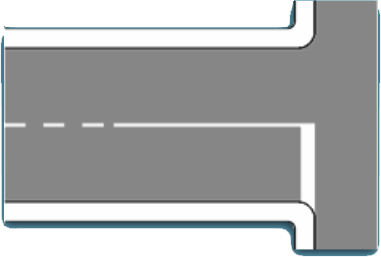 Doppia striscia continua