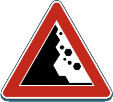 Caduta Massi da Sinistra