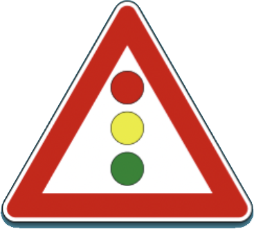 Preavviso Semaforo Verticale