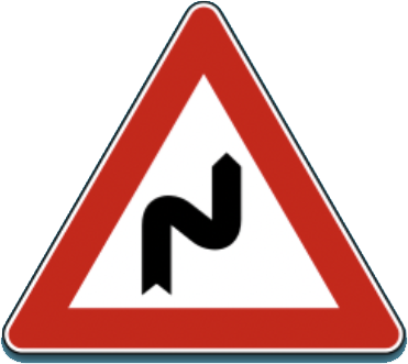 Doppia Curva Prima a Destra