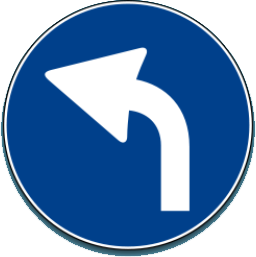 Preavviso Direzione Obbligatoria a Sinistra